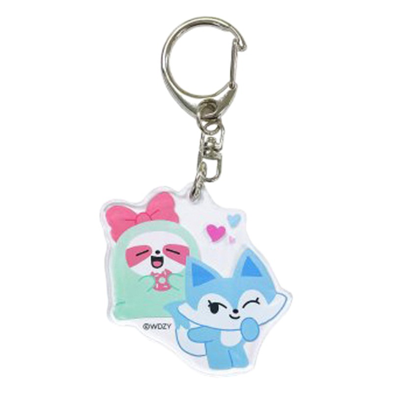 New ITZY transparent acrylic keychain pendant WDZY peripheral wholesale manufacturers direct support customization