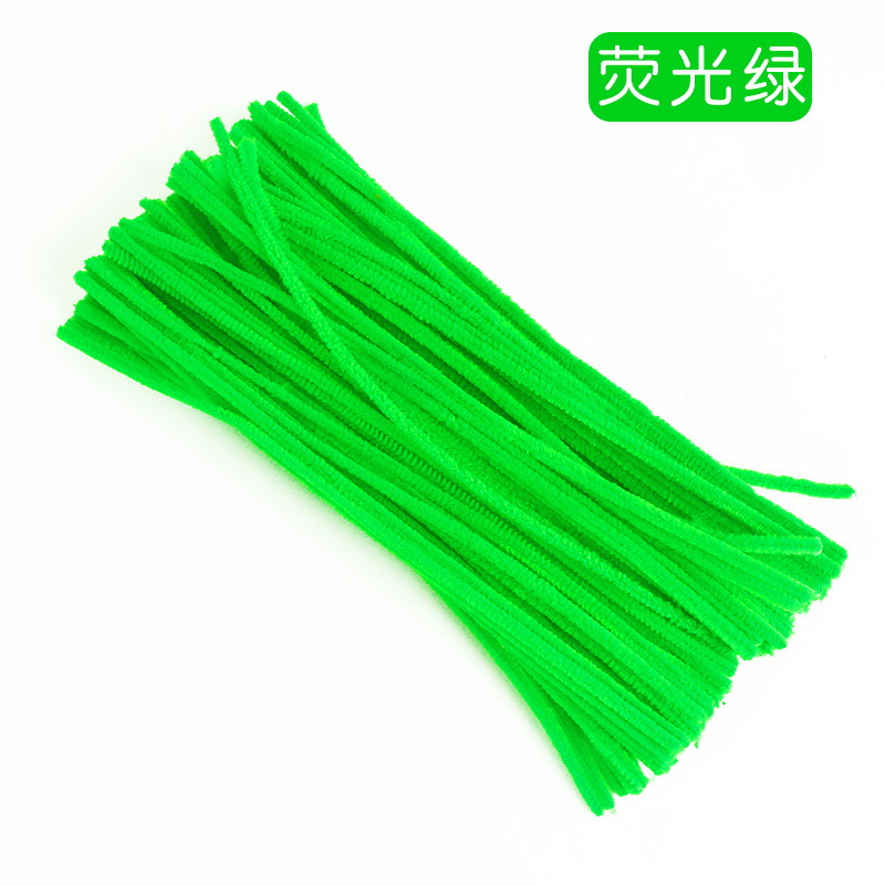 Picture of Children's puzzle twist bar environmental protection color wool wool root plush DIY kindergarten handmade beautiful Labor materials