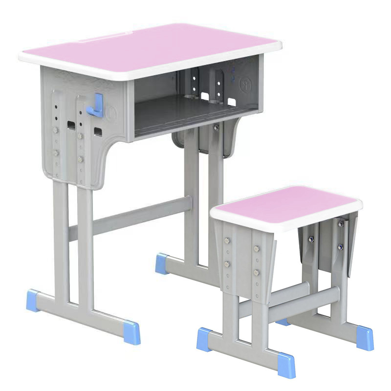 Picture of School Desk and Chair Training Desk Study Desk Children's Desk Single Training Desk Liftable Student Desk and Chair