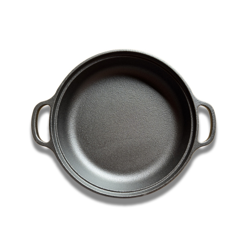 Picture of Cast Iron Frying Pan Non-Stick Uncoated Pancake Pan Thickened Handmade Cast Iron Pan Suitable for Induction Cookers