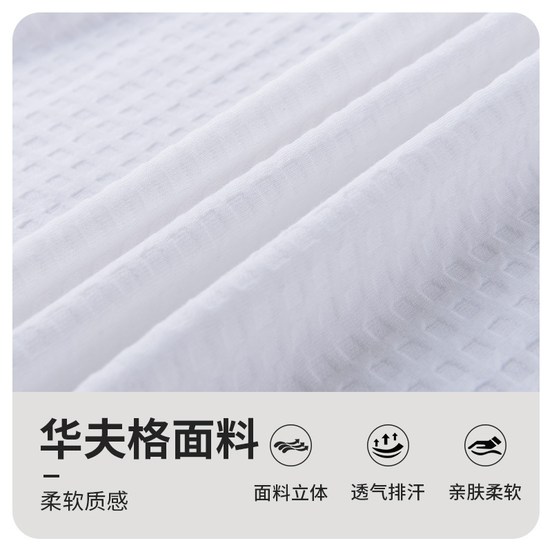 Picture of Cross-border Waffle Bathrobe Sauna Clothes Women's Thin Nightgown Long Couple's Home Clothes Hotel Bathrobe Men's Hair