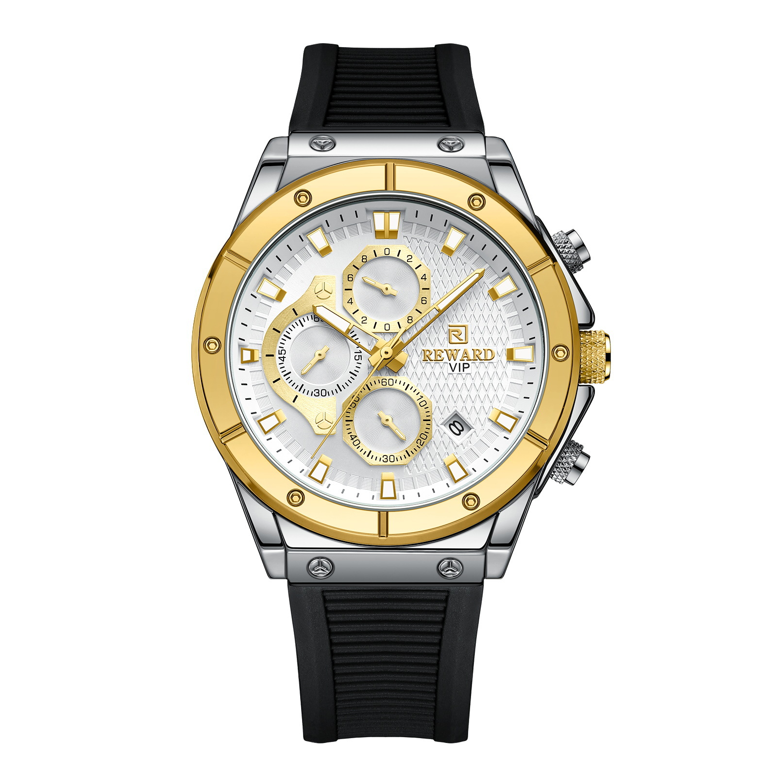 Picture of Reward skin-friendly silicone tape multi-functional men's sports watch cross-border supply multi-functional fashion men's watch pin