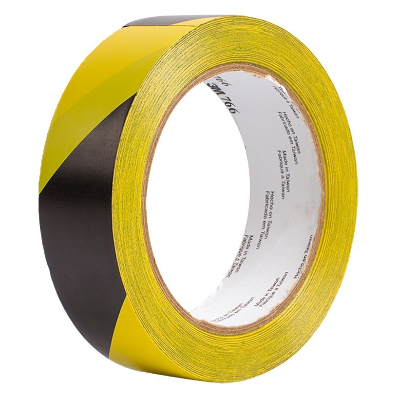 3m766 black and yellow warning tape floor marking zebra tape waterproof wear-resistant 5S positioning marking warning tape