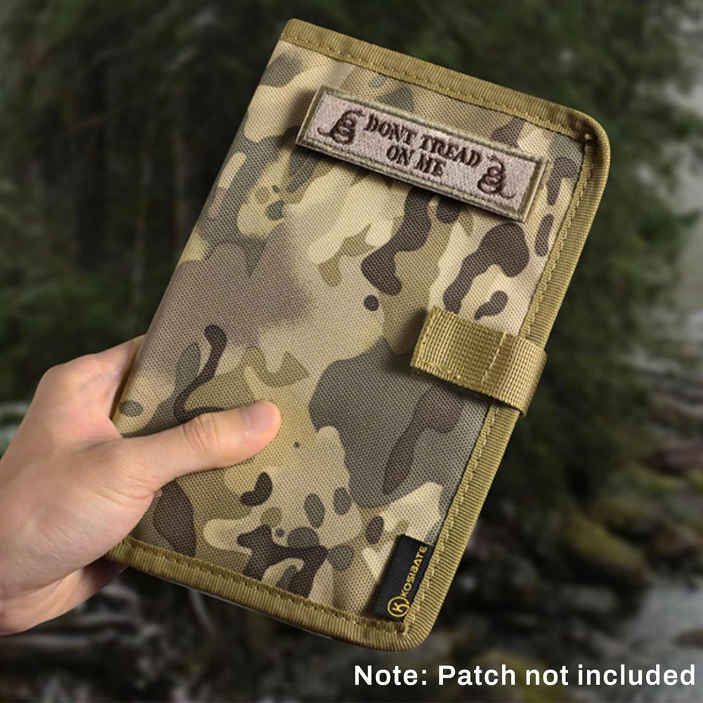 Picture of Cross-Border Tactical Stationery Outdoor Tactical Portable Notepad Loose-Leaf Detachable A5 Notebook Protective Cover