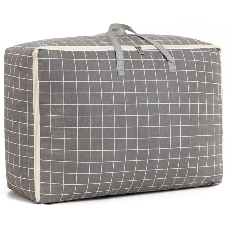 Picture of Cross-border quilt bag quilt storage bag large capacity finishing bag strong and durable clothing luggage bag moving bag