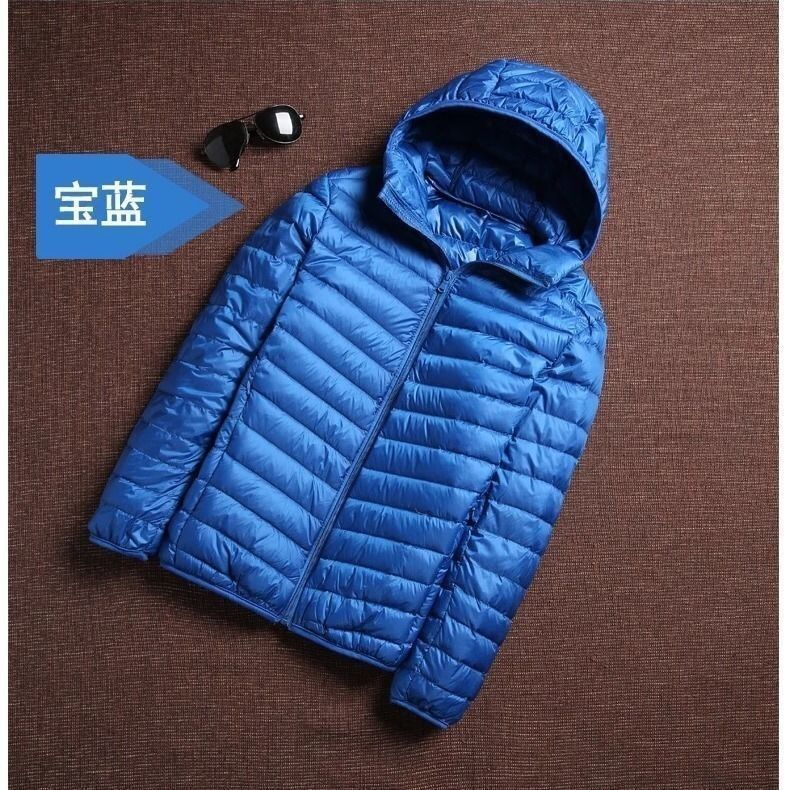 Picture of New Light Down Cotton-padded Jacket Men's Short Vertical Collar Jacket Young Men's Thin Down Cotton-padded Jacket Men's Ultra-light Style