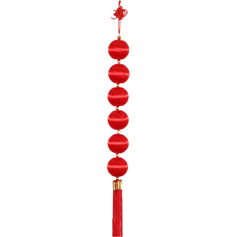 Mid-Autumn Festival and National Day Mercerized Ball Lantern String Shopping Mall Decoration Housewarming Wedding Birthday Living Room Home Pendant Decoration