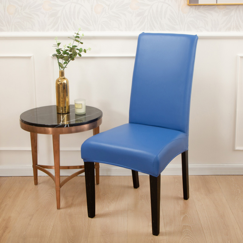 Picture of Cross-border New Solid Color Stretch Leather Seat Cover Amazon wish Dining Chair Office Waterproof and Dustproof Chair Cover