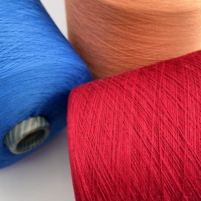 40 Count Cotton Yarn Pure Cotton 40S/2 Woven Knitted Fabric Yarn Pure Cotton Semi-Combed Export Yarn