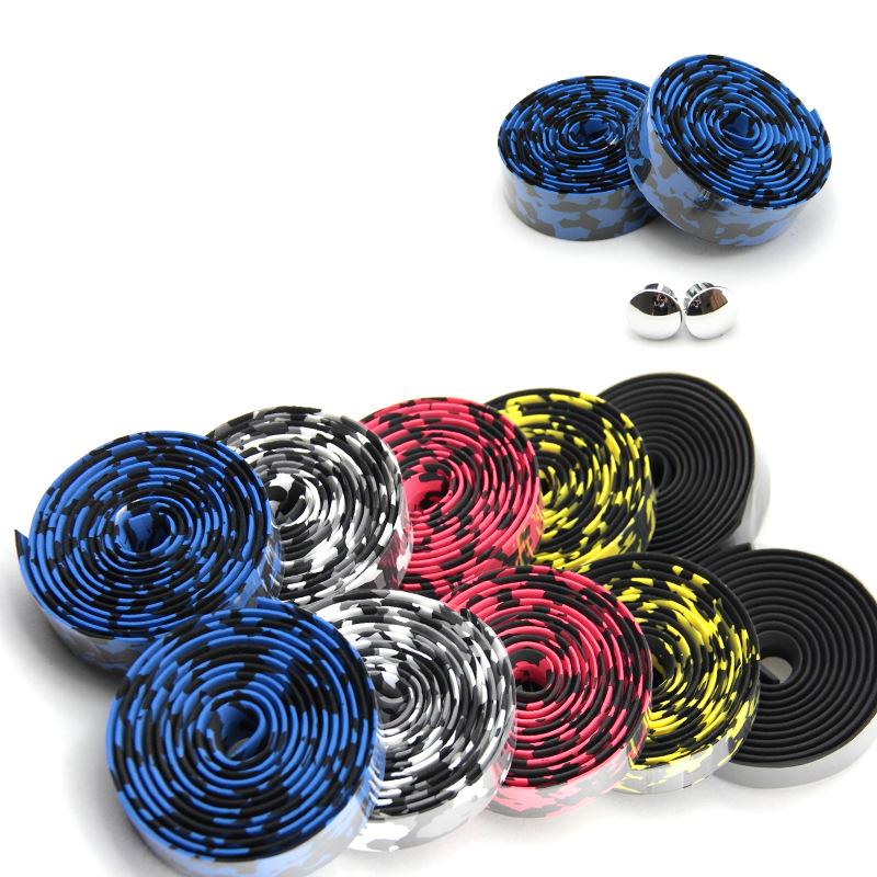 Camouflage Bicycle Handle Belt Road Car Tie Belt Curved Handle Belt Multicolor Colorful One-Price Riding Equipment