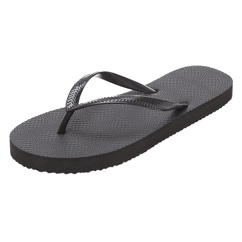 Couple's Flip-Flops Women's Summer Fashionable Outfit Slippers Men's Flip-Flop Non-Slip Flat-Heeled Beach Sandals