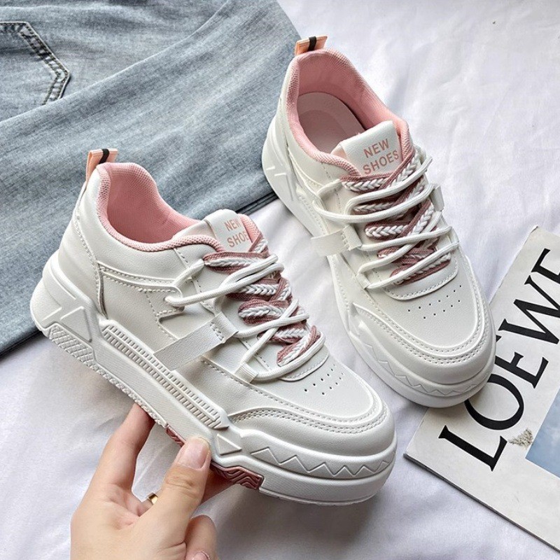 Picture of Popular Korean thick-soled national tide board shoes women's shoes 2025 spring and autumn new lightweight and versatile casual shoes sports white shoes