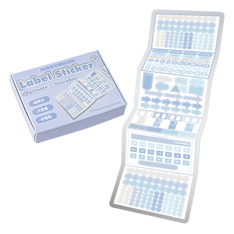 Planwith friends plan sticker series snake belly marking stickers multi-pattern marking stickers punch-in index stickers