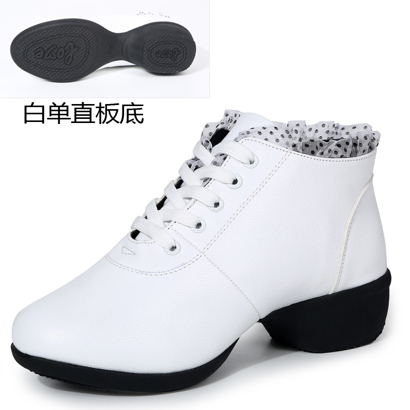 Picture of Square Dance Shoes Dancing Shoes Women's Adult Soft Sole Mid-heel Supper Dance Shoes Dance Shoes Performance Shoes New Mesh Foreign Trade Shoes