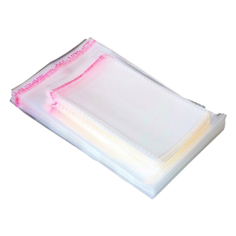Spot Wholesale Opp Bag Clothing Self-Adhesive Bag Airplane Box Printing Self-Sealing Plastic Transparent Packaging Bag