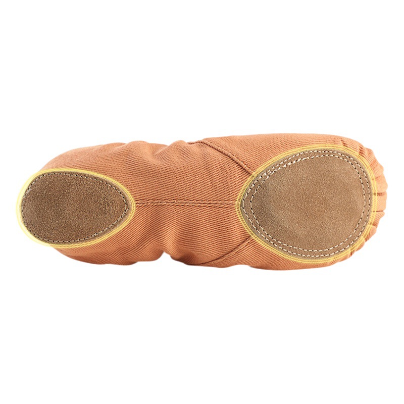 Picture of Dance Shoes Practice Shoes Body Ballet Cat Claw Shoes Children's Lace-up Free Full Stretch Cloth Canvas Soft-soled Shoes