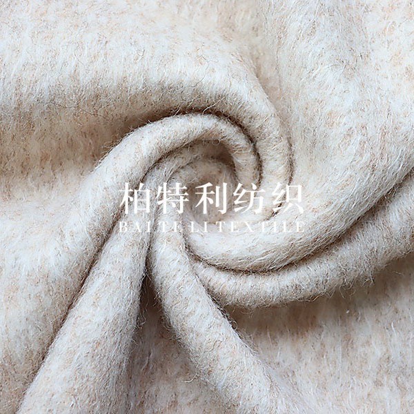 Picture of Water Ripple Knitted Mohair Wool Blend Coat Fabric Fashion Jacket Clothing Fabric