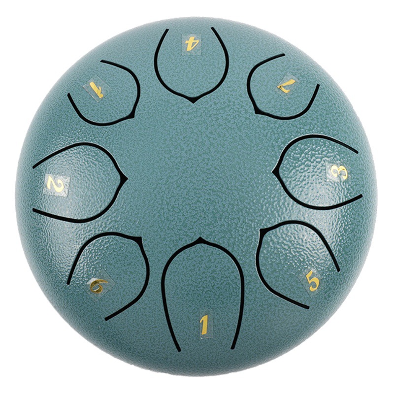 Full-Tone Festival Ethereal Drum 6-Inch 8-Tone Lotus Drum Steel Tongue Drum Worry-Free Drum Kidsren's Enlightenment Percussion Instrument Source Factory