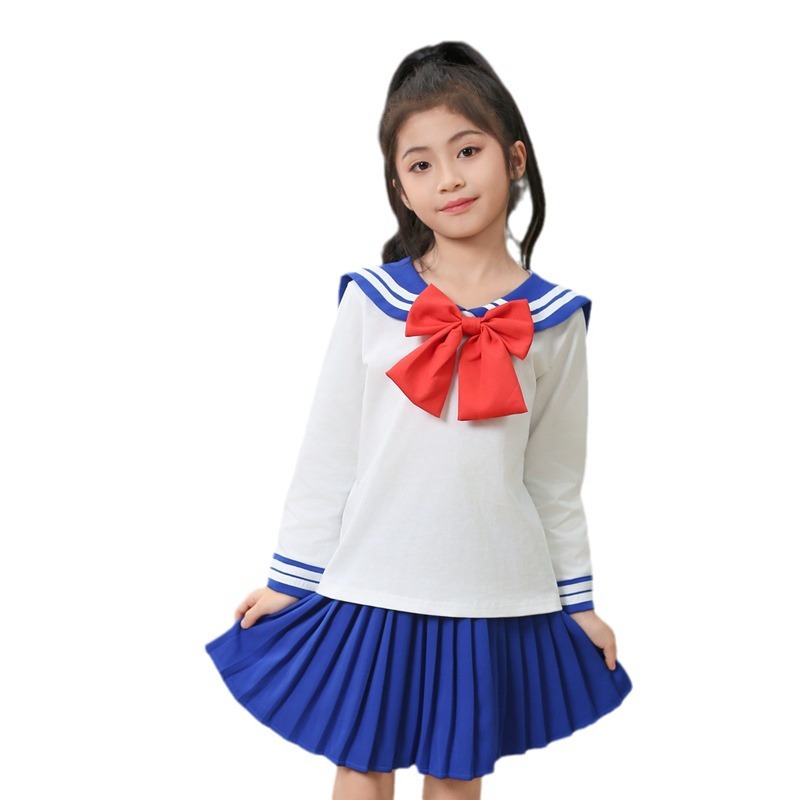 Picture of Children's Autumn Suit Sailor Moon Cosplay Stage Catwalk Water Ice Moon Dress Female Performance Clothing K-Style