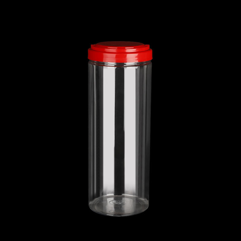 Picture of Factory Straight Hair Pet Tie Bottle Extra Long Transparent Storage Plastic Bottle Sub-Packaging Sealed Bottle Round Straight Bottle
