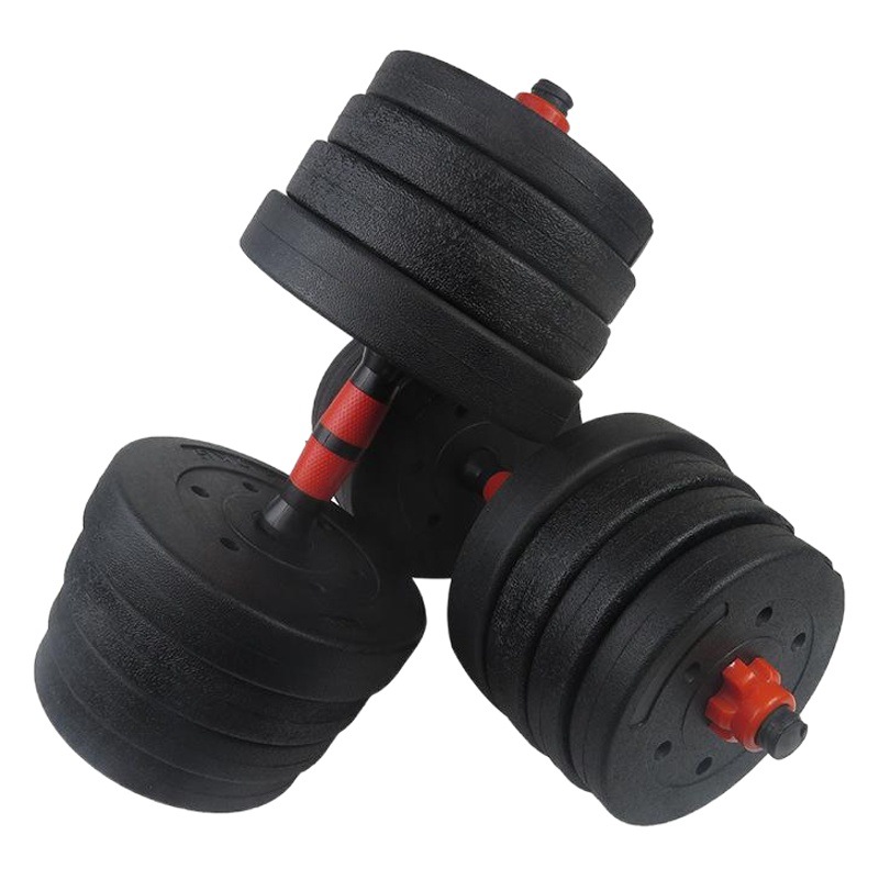 Environmental protection dumbbell men's home fitness dumbbell barbell adjustable disassembly PVC coated dumbbell cross-border wholesale