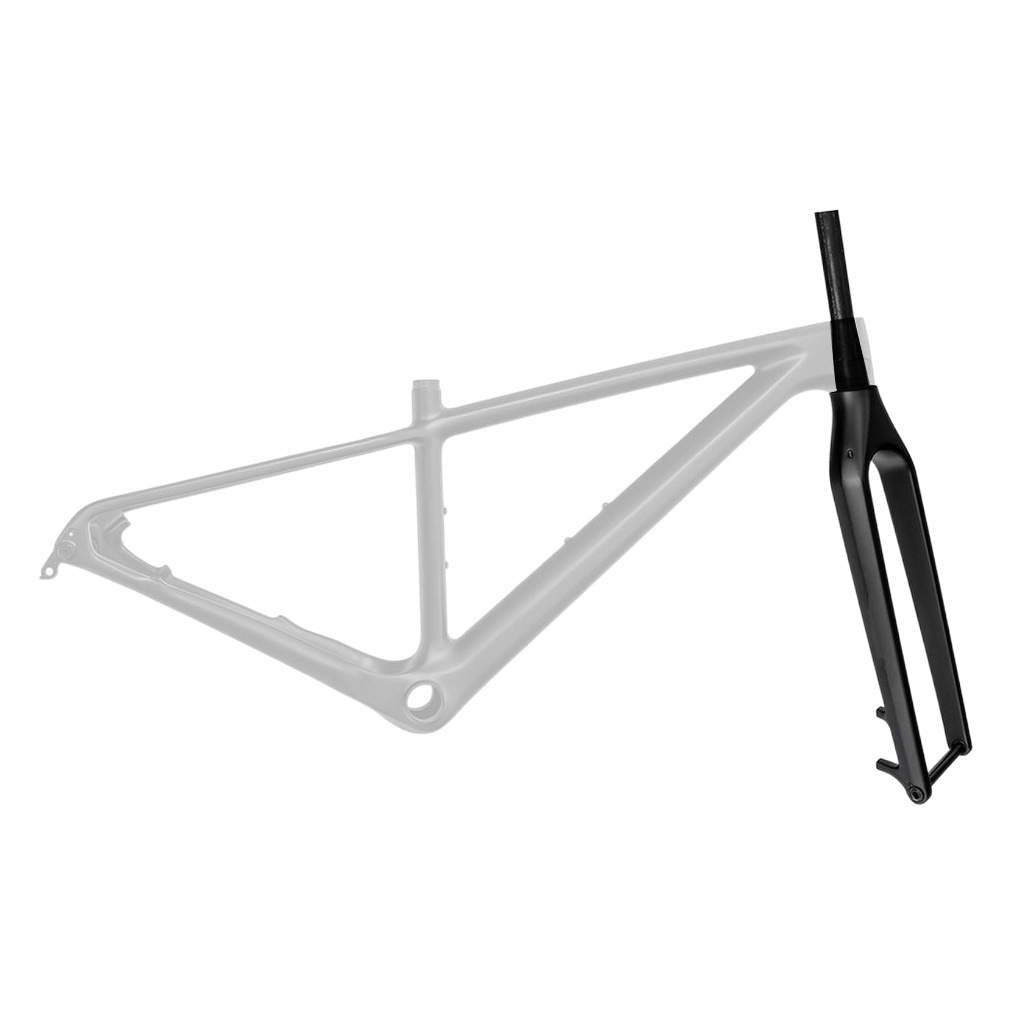 Carbon fiber boost front fork hard fork mountain bike cross-country bucket axle front fork 29 inch open gear 110mm