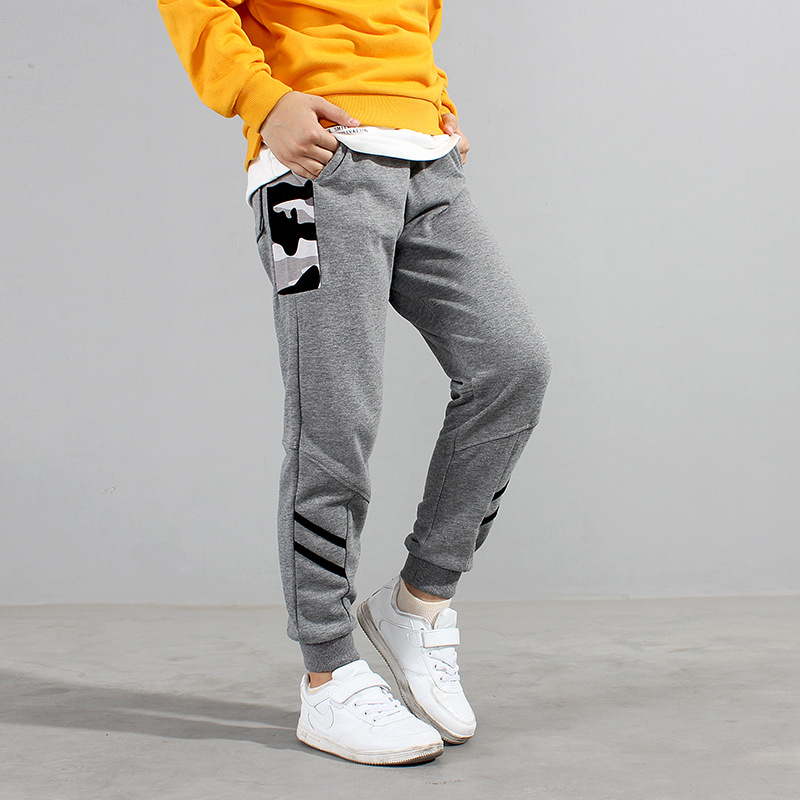 Picture of 2024 Spring and Autumn Korean Style New Children's Trousers Large Children's Camouflage Men's Trousers Children's Wear Casual Trousers