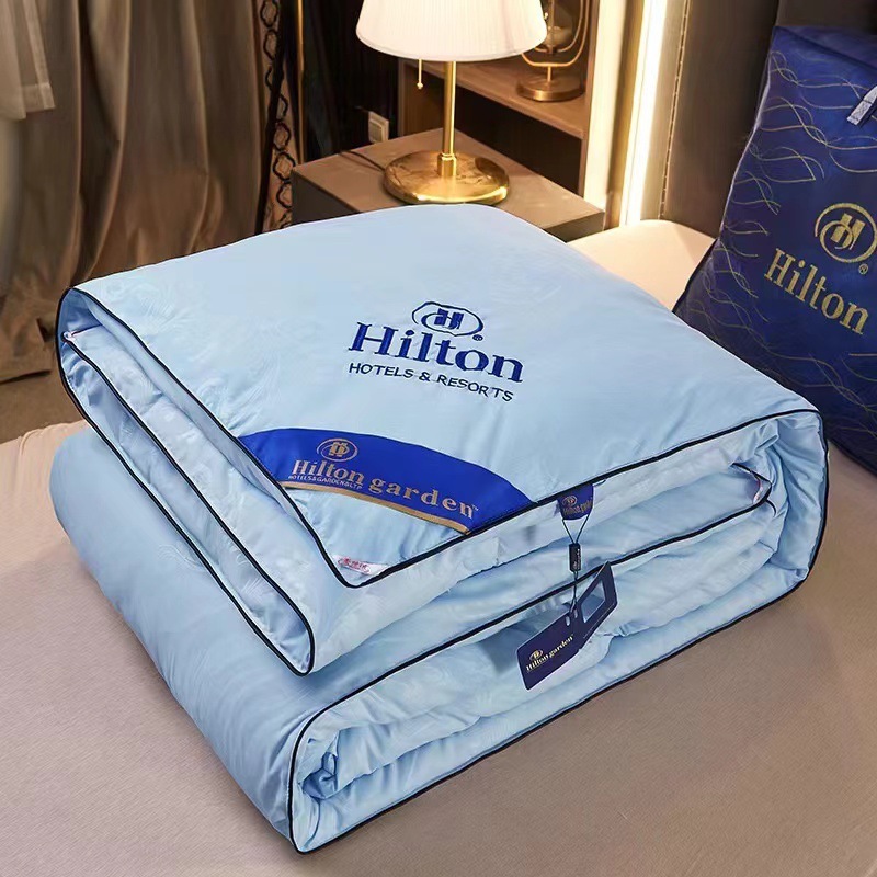 Picture of Hilton Hotel Mulberry Silk Quilt Gift Box Spring Autumn Winter B&B Quilt Core Group Purchase Gift Quilt Wholesale