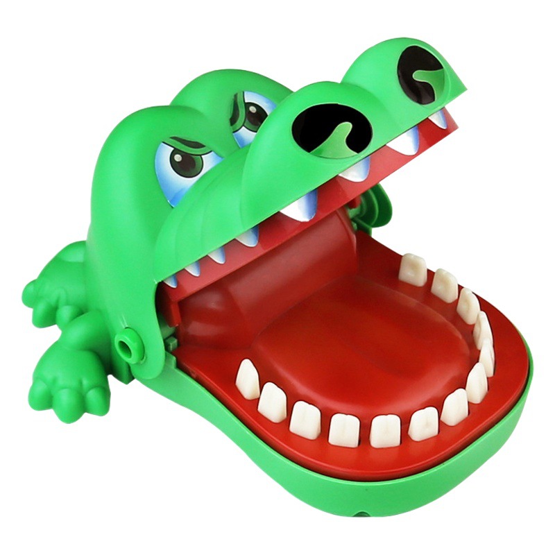 Crocodile Toys Bite Fingers Mouth Shark Bite Toys Children's Tricky Fun Shake Tooth Bite Hand Crocodile