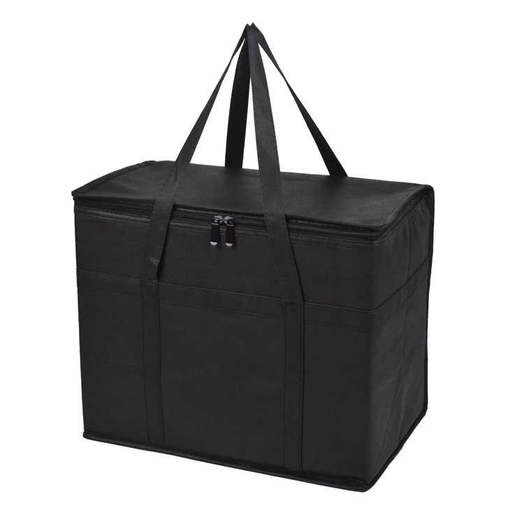 Picture of Cross-border in stock Supply Non-woven Insulation Aluminum Foil Takeaway Insulation Bag Large Folding Insulation Bag Storage Bag