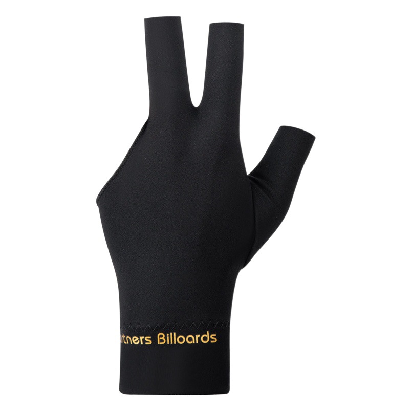 Billiards Three-Finger Gloves Exposed Three-Finger Billiards Gloves Billiards Open-Finger Gloves High-Elastic Billiards Gloves Printed logo