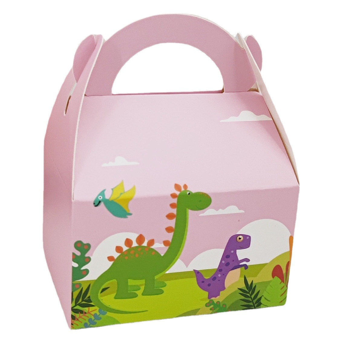 Dinosaur Theme Baby One-year-old Gift Box Full Moon Candy Box Cartoon Party Carton Children's Hand Gift 100-day Banquet Candy