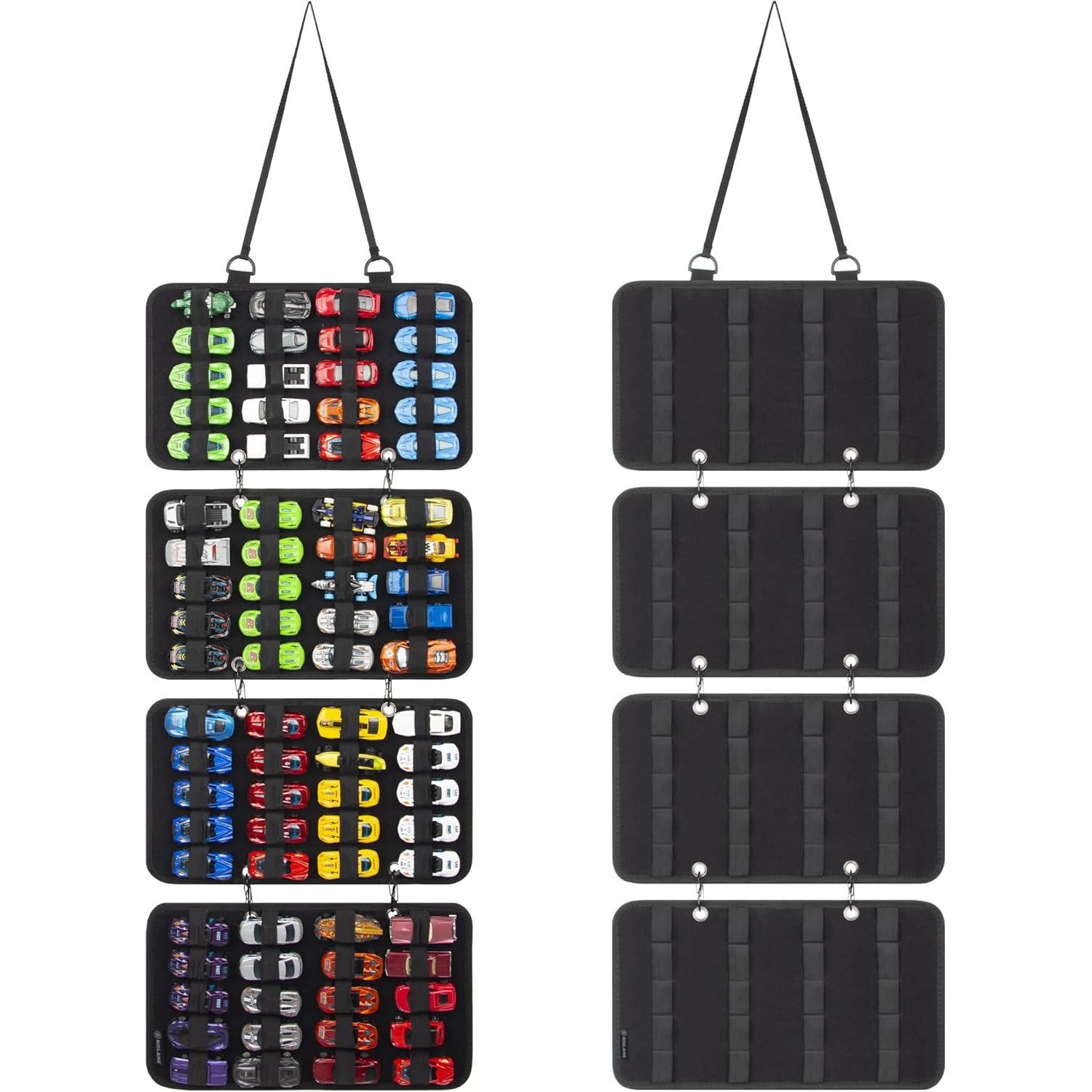 Cross-border toy car storage hanging bag wall-mounted display rack Amazon felt storage bag children's wall hanging storage bag