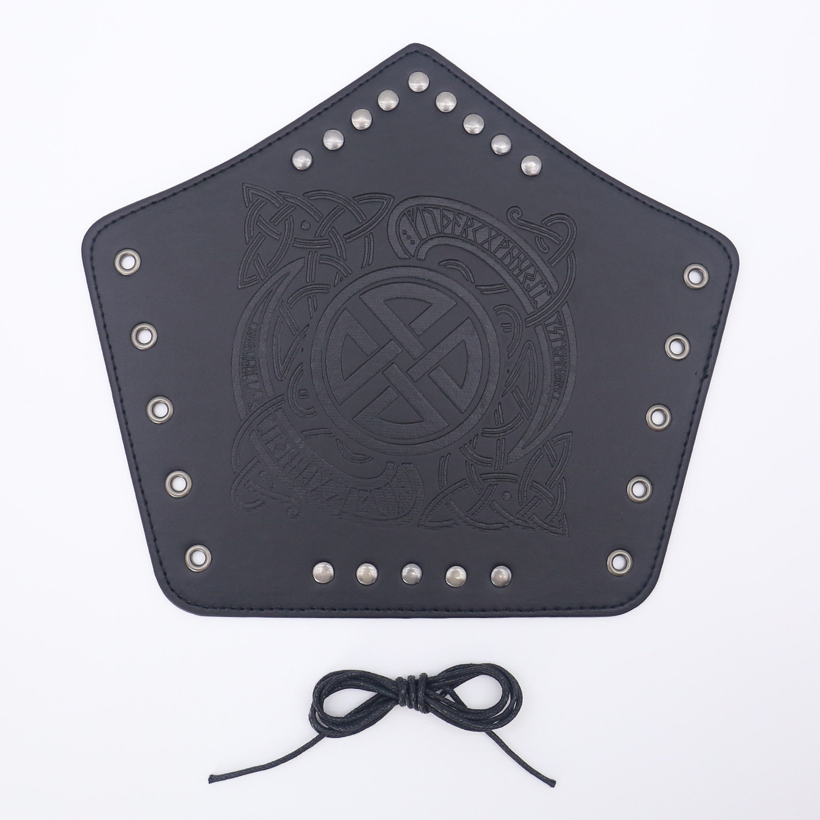 Picture of Cross-border Medieval Men's Leather Bracer Retro Punk Hand Guard Carnival cosplay Costume Accessories Arm Guard