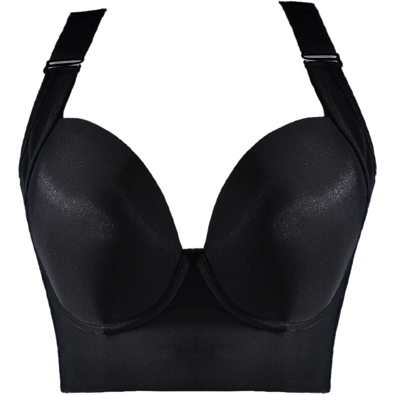 Cross-border large size small chest bra fat mm gathered 200kg upper support sexy bra seven rows of adjustable underwear women CDE