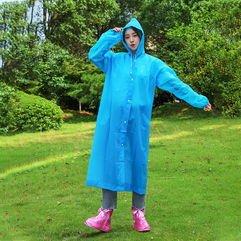 Picture of Non-Disposable Eva Unisex Outdoor Raincoat Drifting Travel Rainstorm-proof Thickened Portable Adult Raincoat
