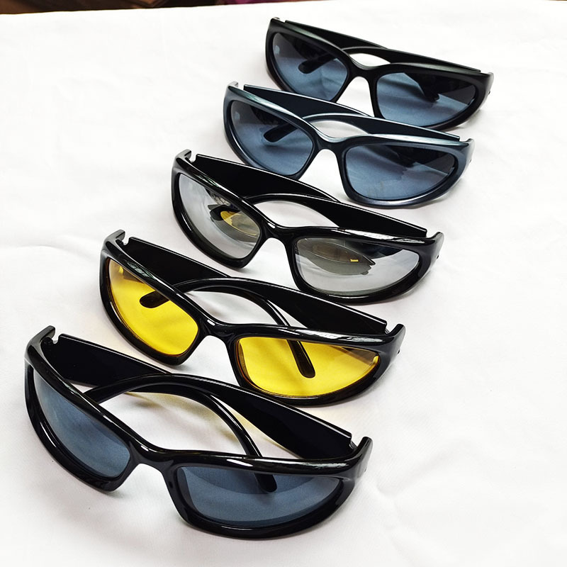 Picture of Punk Futuristic Sunglasses Women's European and American Hot Girls Super Cool Street Photograph Sun Protection Glasses Men's Sports Style Riding Sunglasses