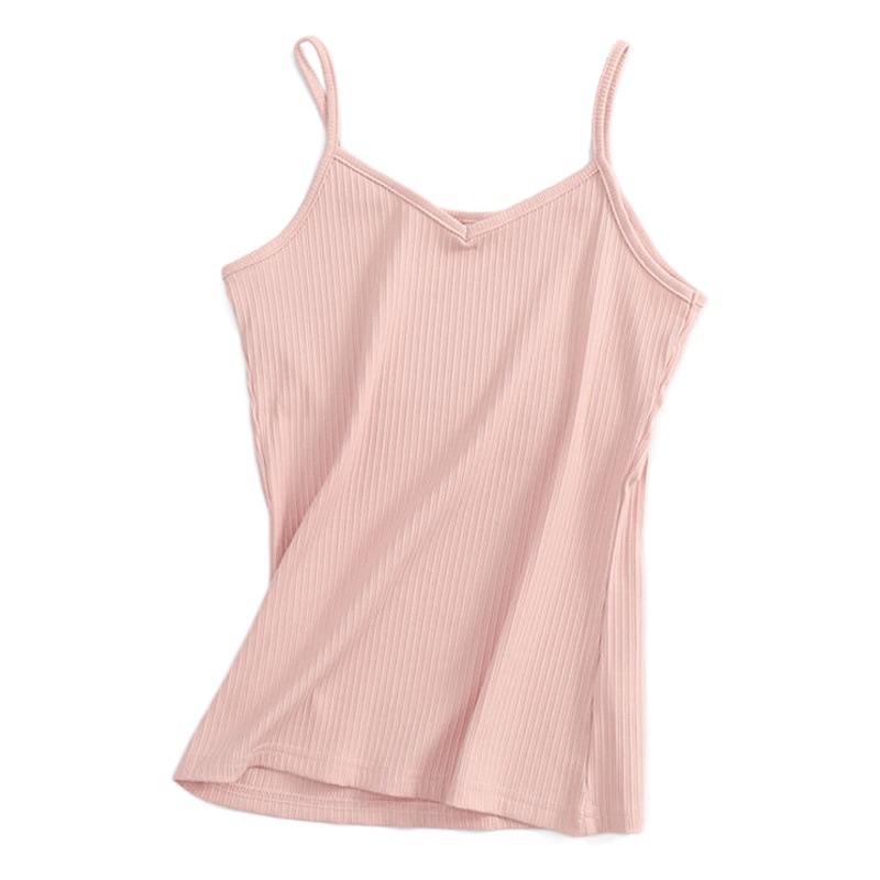 Winter Thermal Vest for Female Students to Wear Thickeneded Velvet Thermal Intimates Suspbottomer Bottoming Shirt to Wear Tight Top Inside