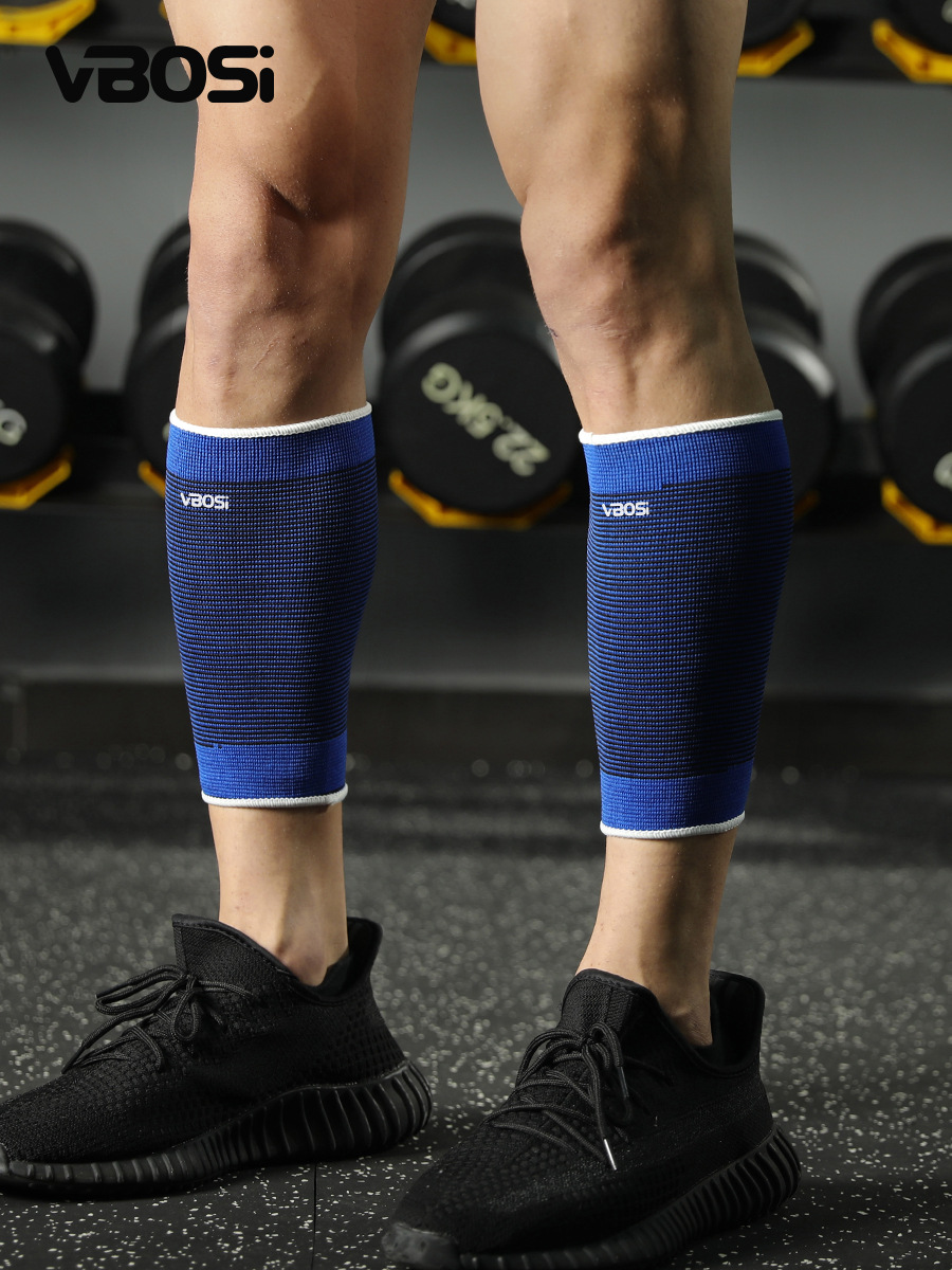 Vbosi Calf Protection Knitted Breathable Outdoor Basketball Running Sports Cycling Warm Calf Protection Factory Wholesale