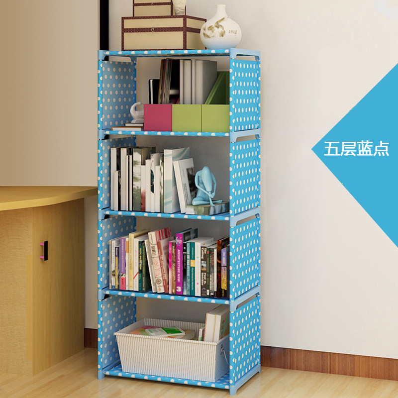 Picture of Bookcase trapezoidal bookshelf multi-layer combination bookcase shelf children student bookshelf classroom locker storage bookshelf