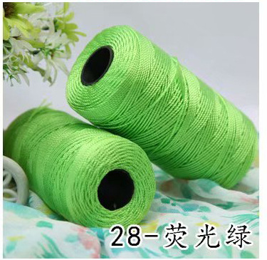 Picture of Three strands of nylon thread twine hook wire knitting hook hat shoes line car seat ice silk wool manufacturers wholesale