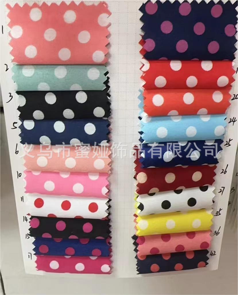 Picture of Korean Style Fresh Iron Wire Headband Cute Polka Dot Headband Printed Headband Foreign Trade Hot Selling Headband Headwear Cross-Border
