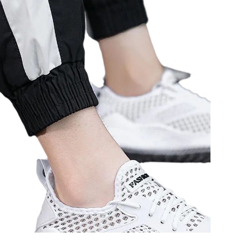 Men's shoes mesh shoes 2023 spring and summer new fashion men's casual fly woven running shoes breathable soft bottom sneakers