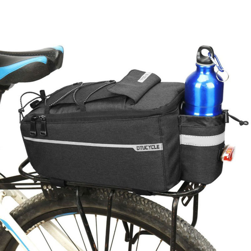 B- SOUL mountain bike rear pack electric folding shelf bag riding equipment camel bag accessories rear seat bag