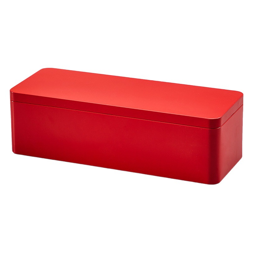 Tinplate box rectangular heaven and earth cover packaging box tea packaging box pilose antler health care products Iron Box Wholesale