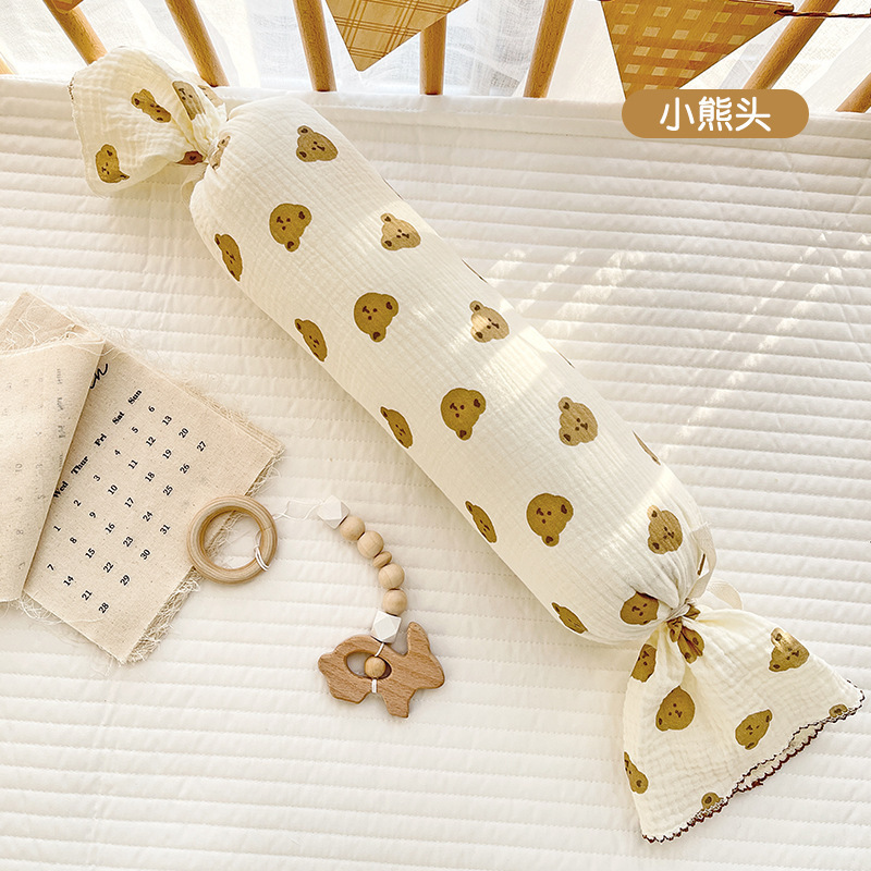 Picture of Baby Soothing Pillow Baby Pillow Side Block Anti-Jump Pillow 0-2 Years Old Newborn Sleeping Pillow Candy Pillow