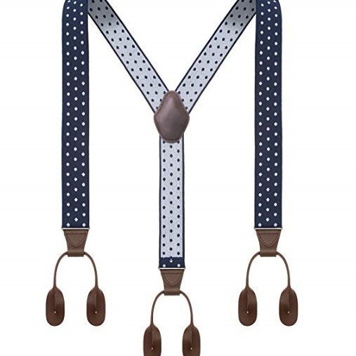 Picture of Cross-border e-commerce men's suspender cowhide 32-color button adult suspender men's suspender adult suspender