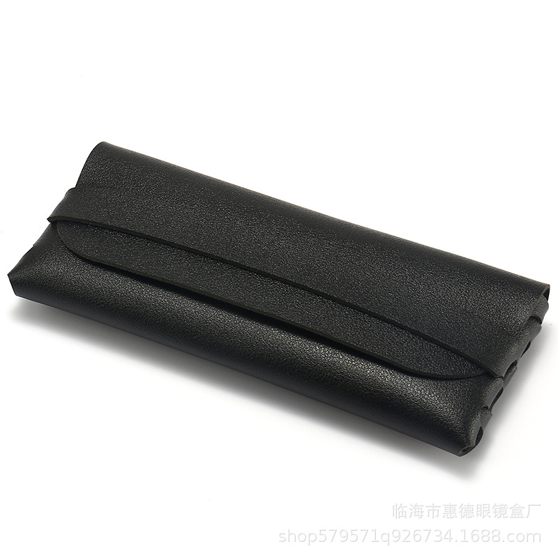 Picture of Factory Batch Glasses Case in stock New Single Nail Leather Sunglasses Bag Hand-woven Sunglasses Box Printable LOGO