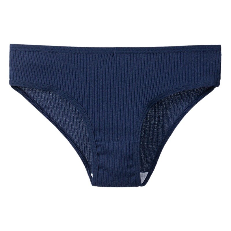 Shake the Sound Explosion cotton breathable threaded ladies briefs sports yoga solid color girl underwear manufacturers wholesale women