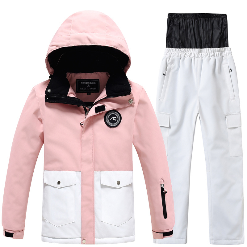 Picture of New Children's Ski Suit suit Boys and Girls Winter Outdoor Waterproof Warm Thickened Children's Ski Suit